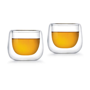 Glass Teacup Double Wall CP-08 40ml (set of 2)